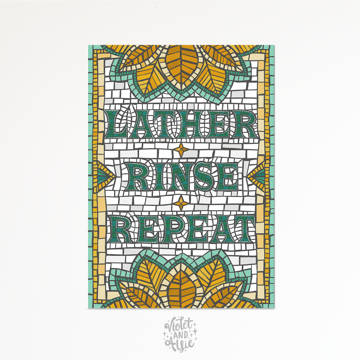 Lather Rinse Repeat Print