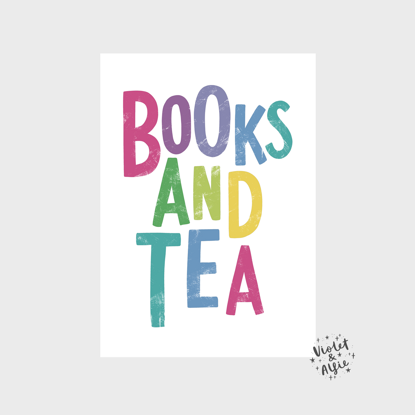 Books and Tea Print