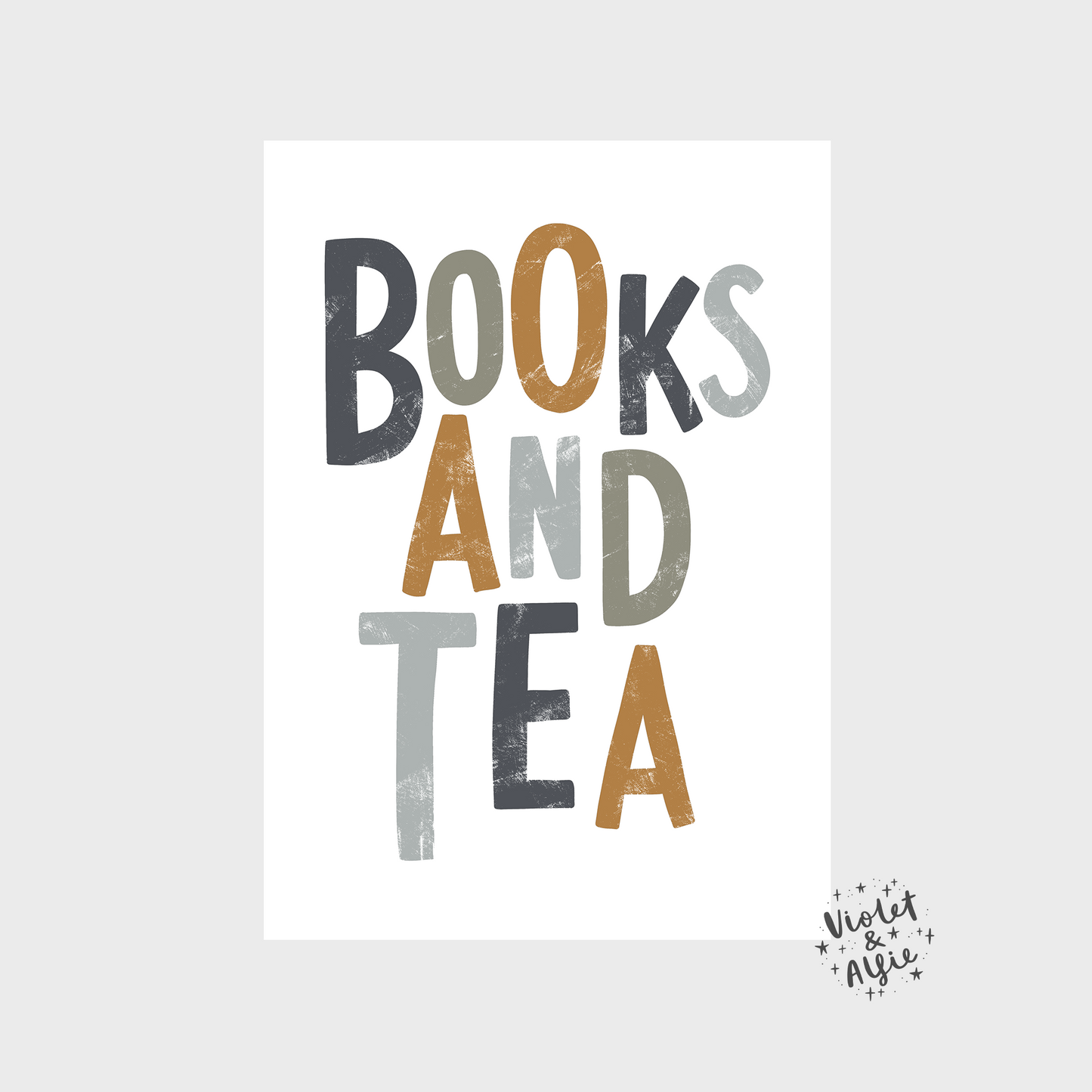 Books and Tea Print