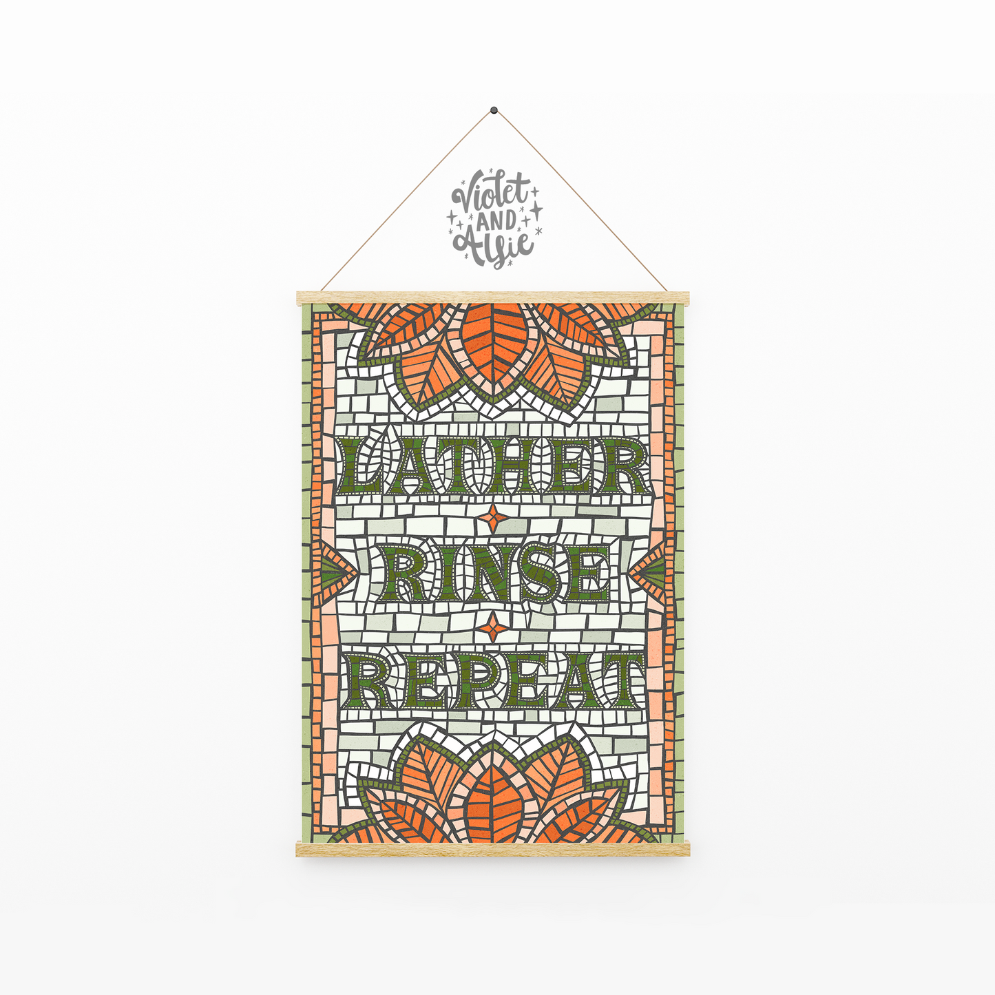 Lather Rinse Repeat Print