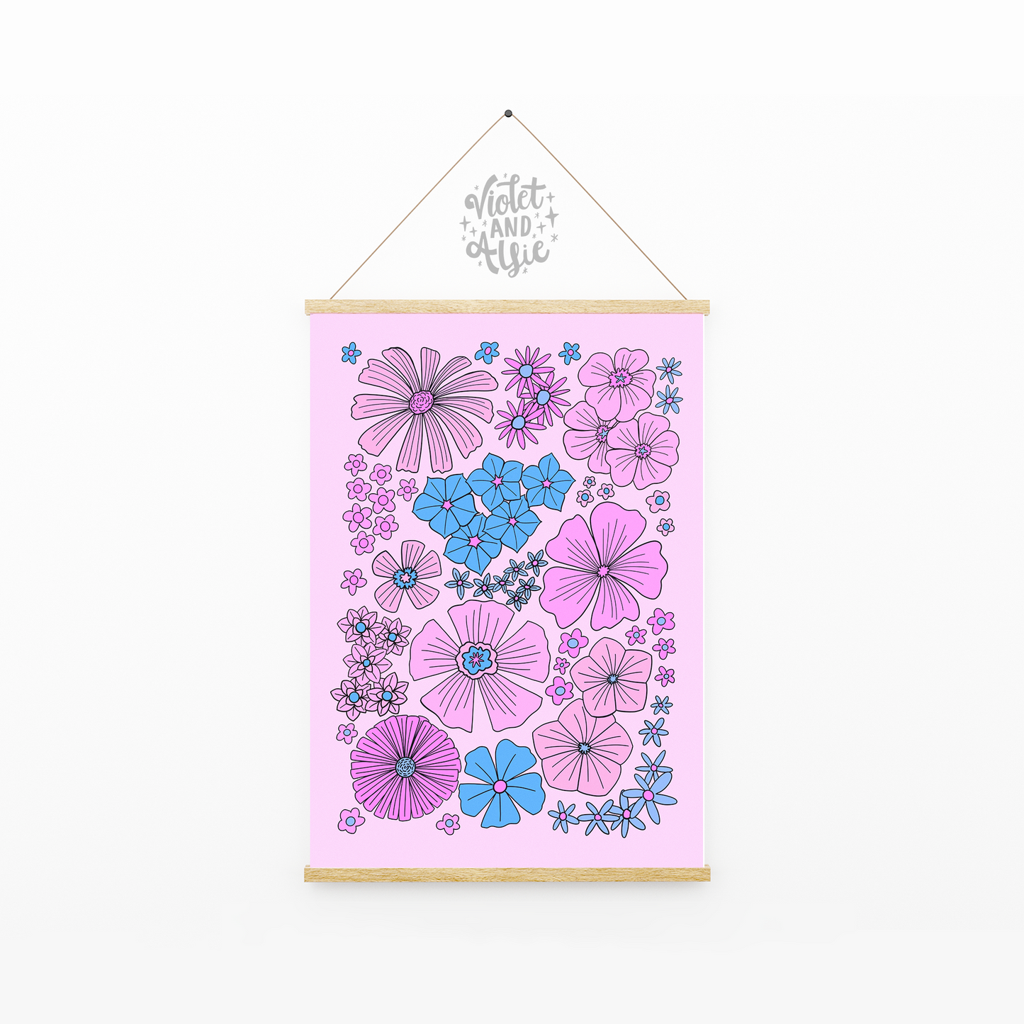 Seventies Revival Floral Print