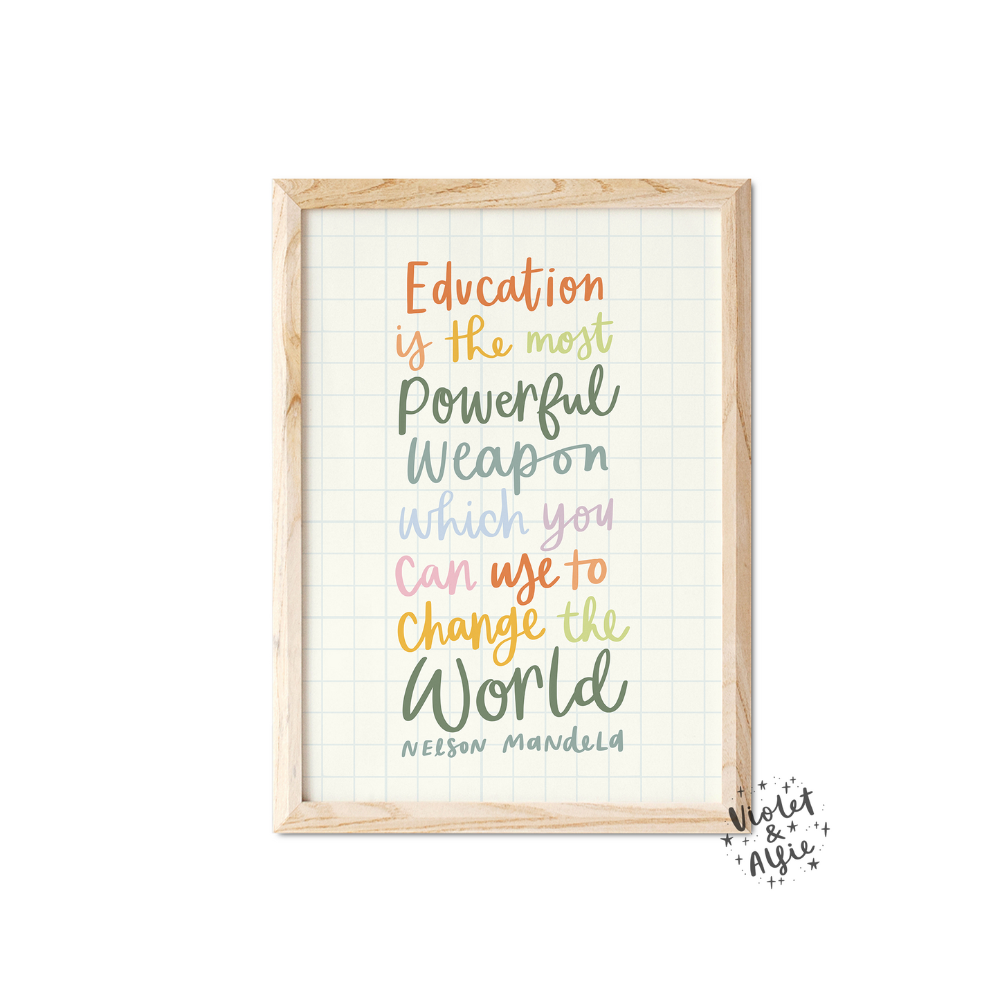 Education Quote Print