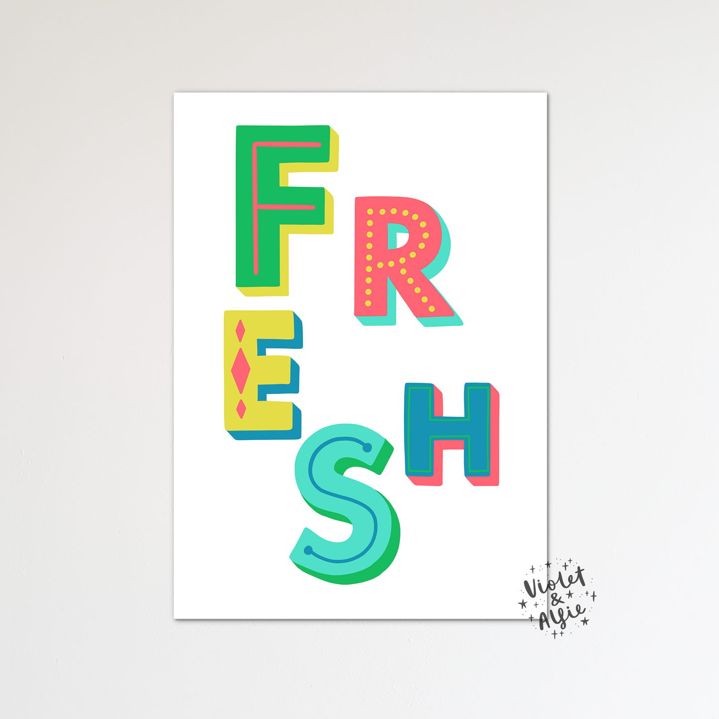Fresh Typographic Print