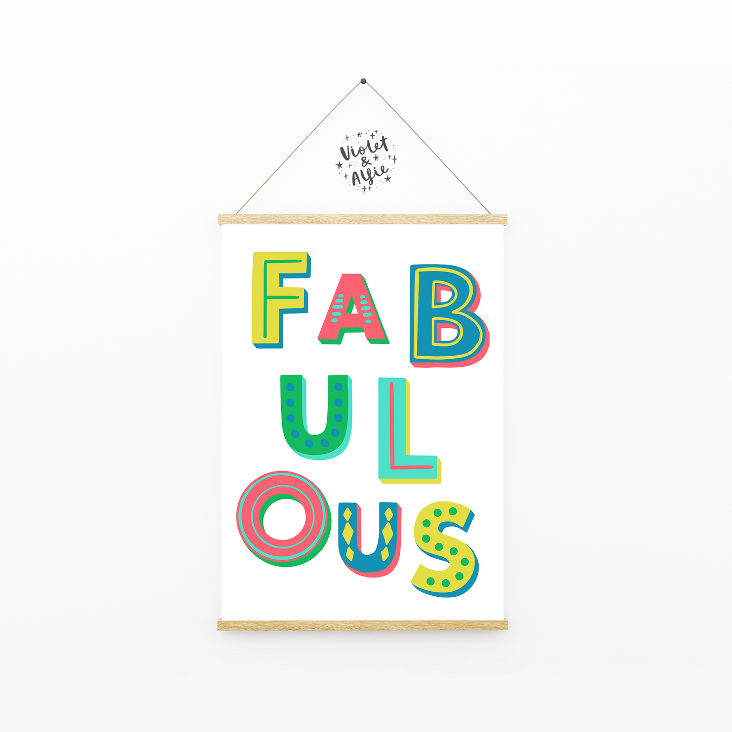 Fabulous Typographic Print