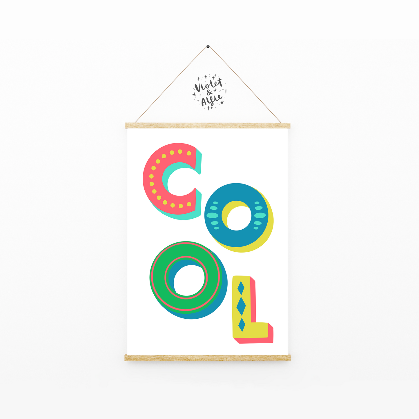 modern boho decor, eclectic home vibe prints, Typographic print, colourful typography, eclectic home decor, bold wall art, quirky prints, typographic print, maximalist home decor, clashing colours, prints for your home, quirky prints, gallery wall decor, cool print, cool word art, cool poster