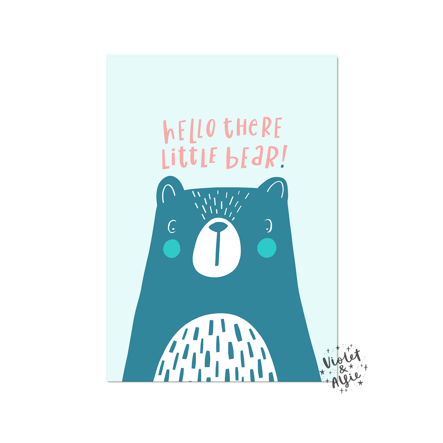 Mountains and Bear Print Set