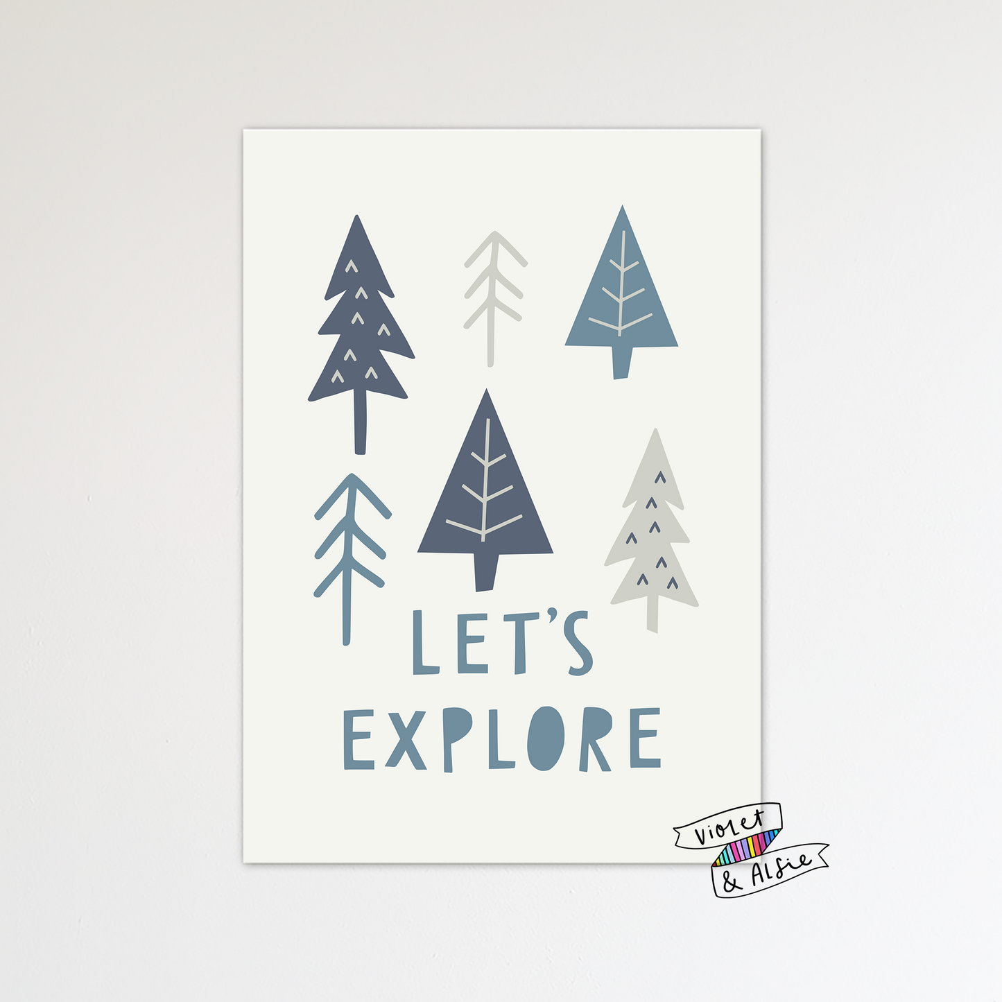 Adventure Awaits Bear Print Set