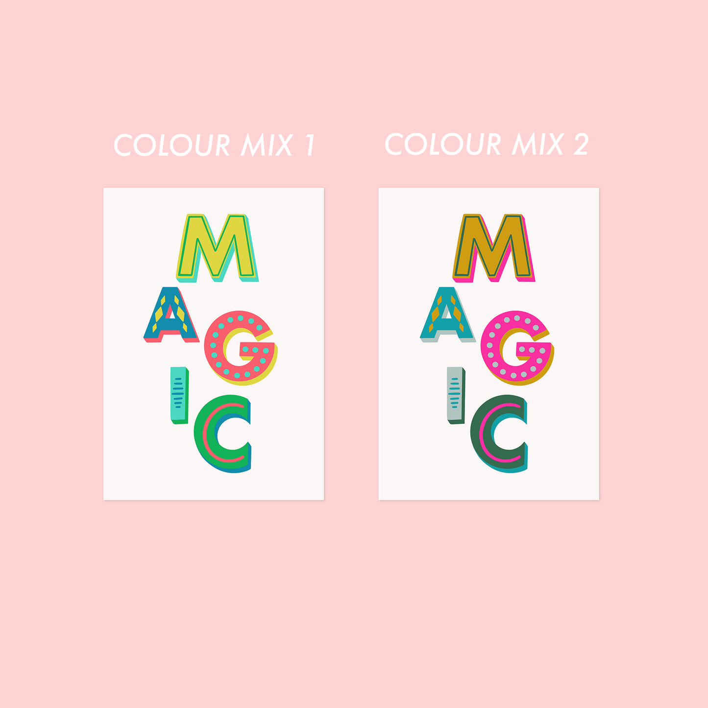Typographic Magic Print