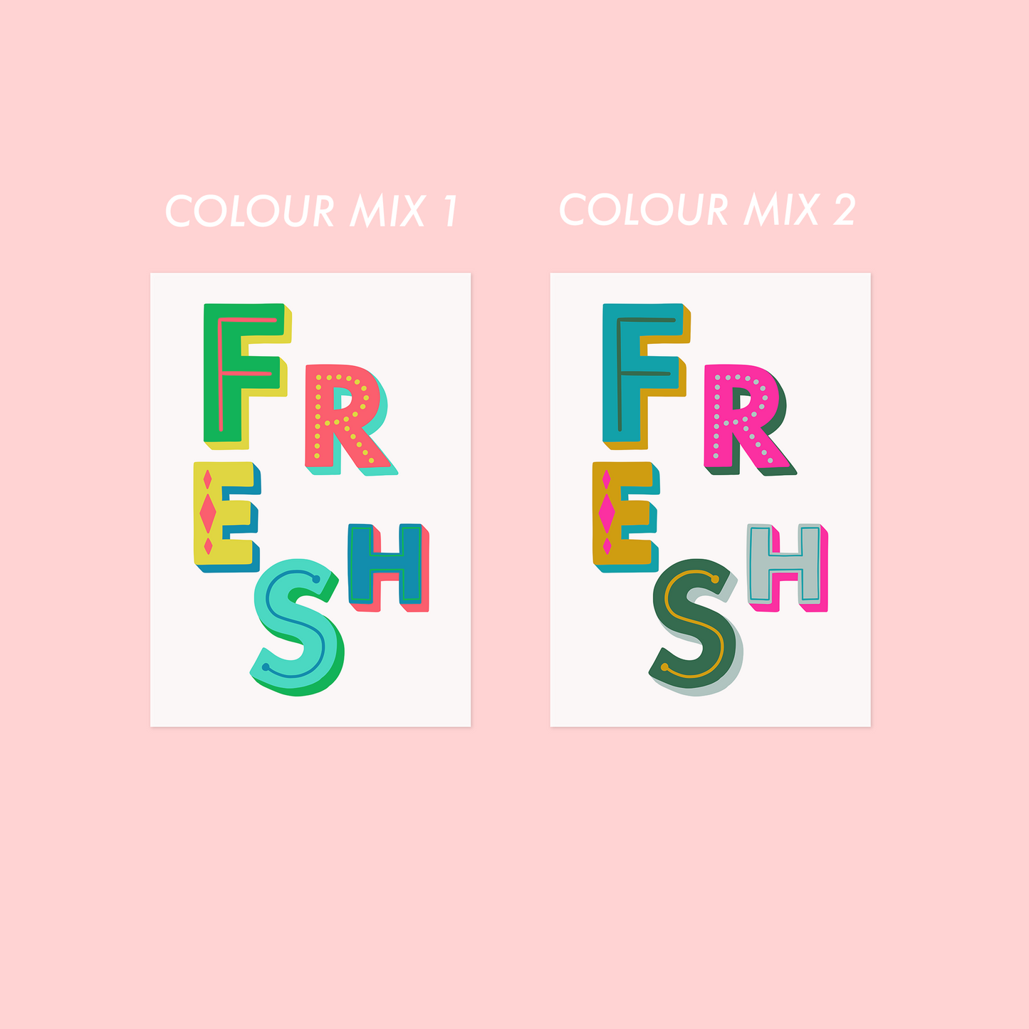 Fresh Typographic Print