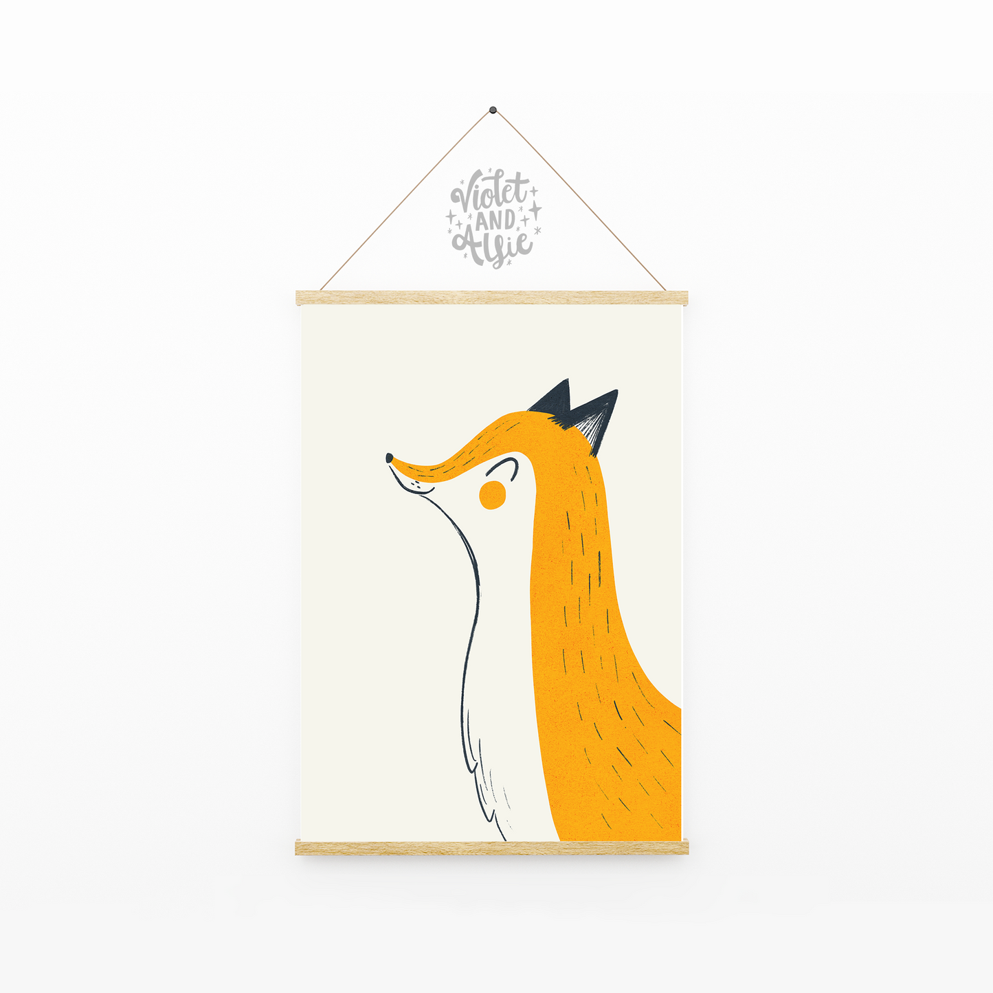 Jumping Fox Print