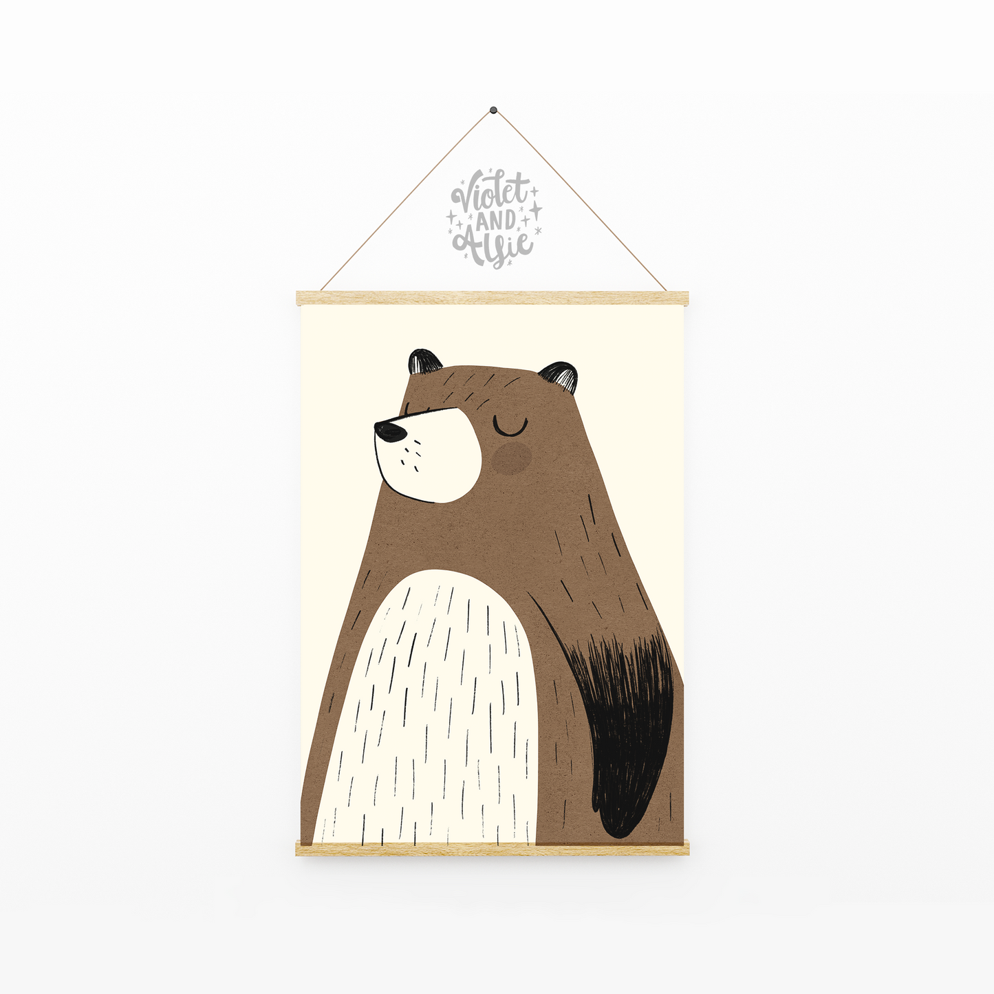 Cute Bear Children's Print Set