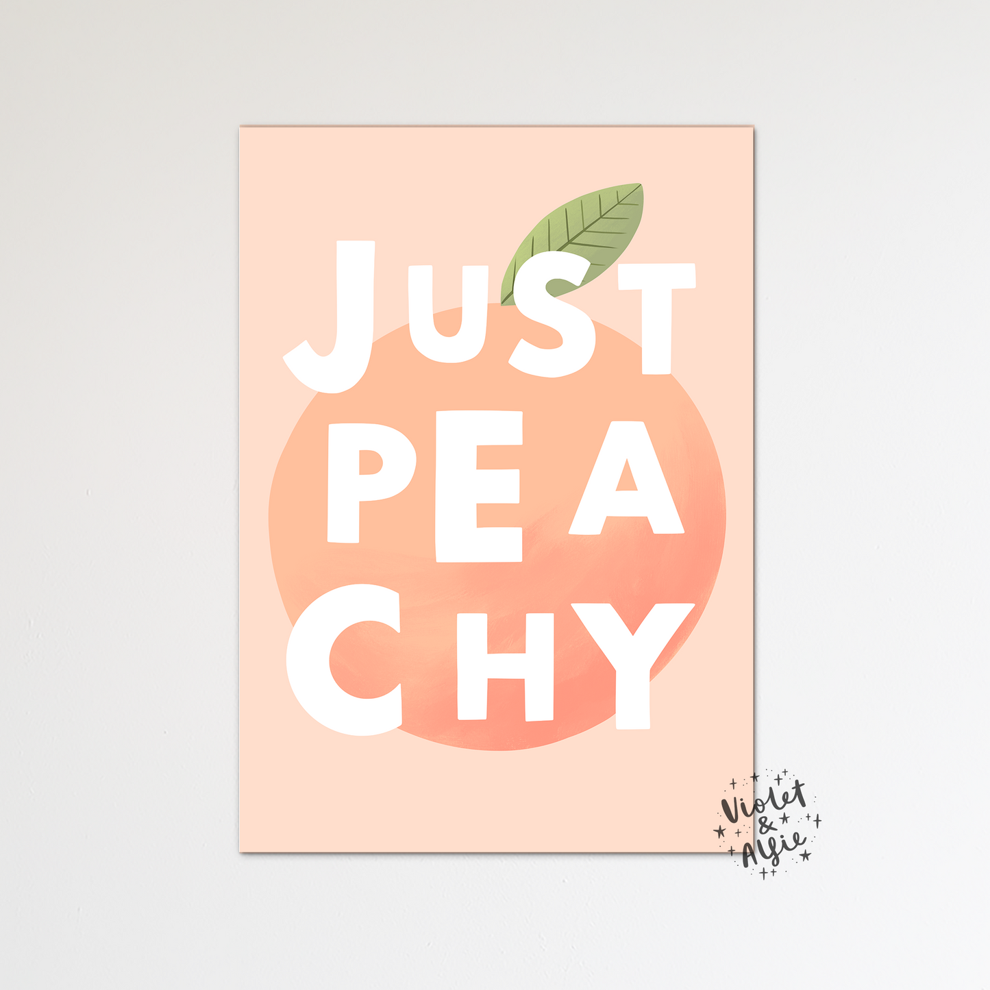 Just Peachy Print