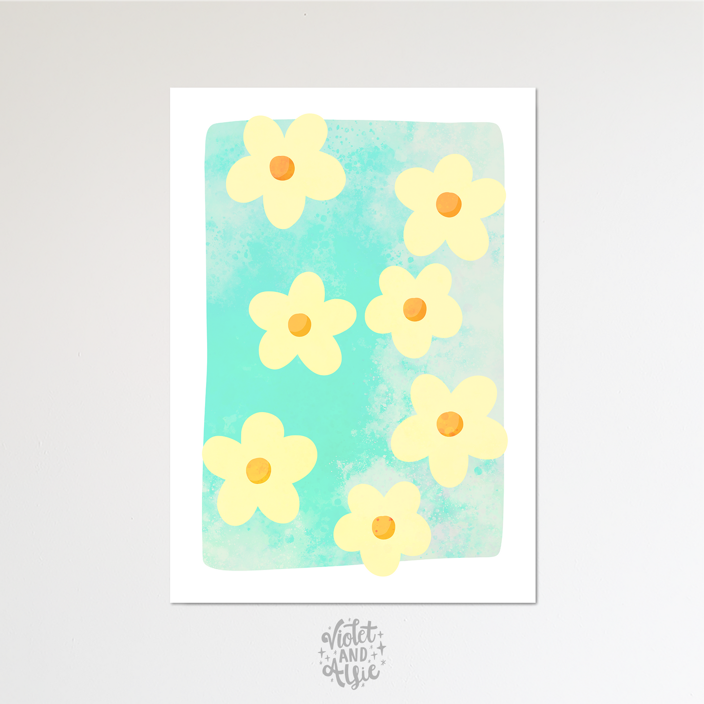 Yellow Daisy Print