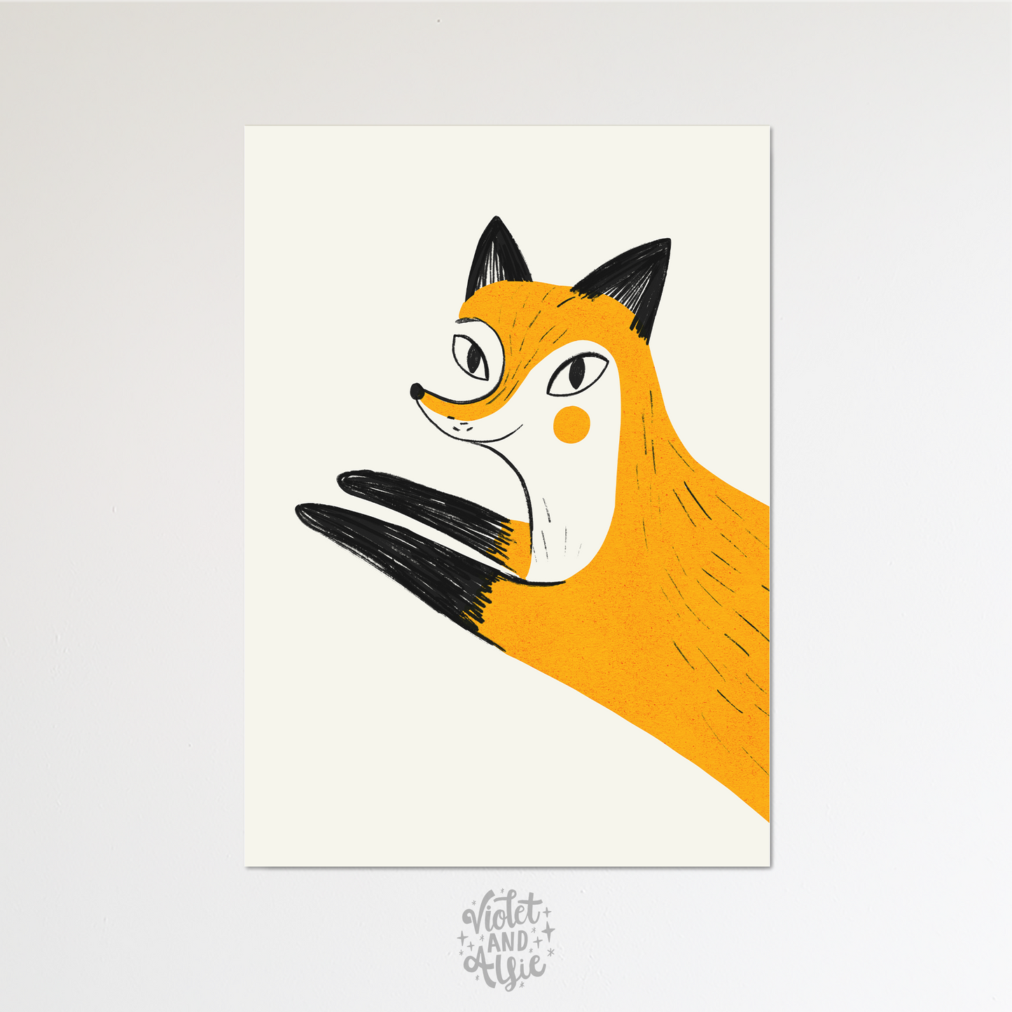 Set of 3 Fox Prints