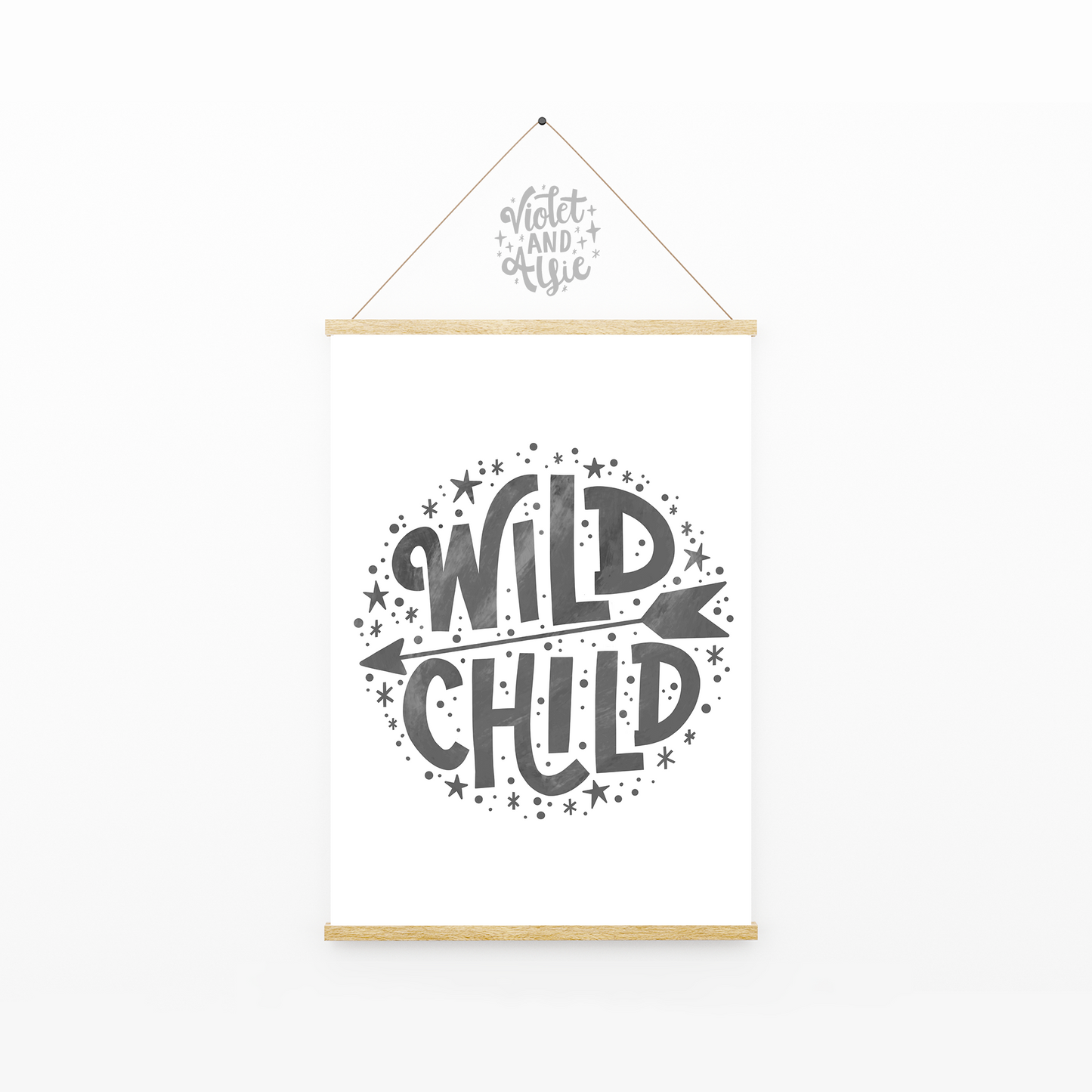 wild child print, adventure nursery wall art, boho kids room decor, prints for children