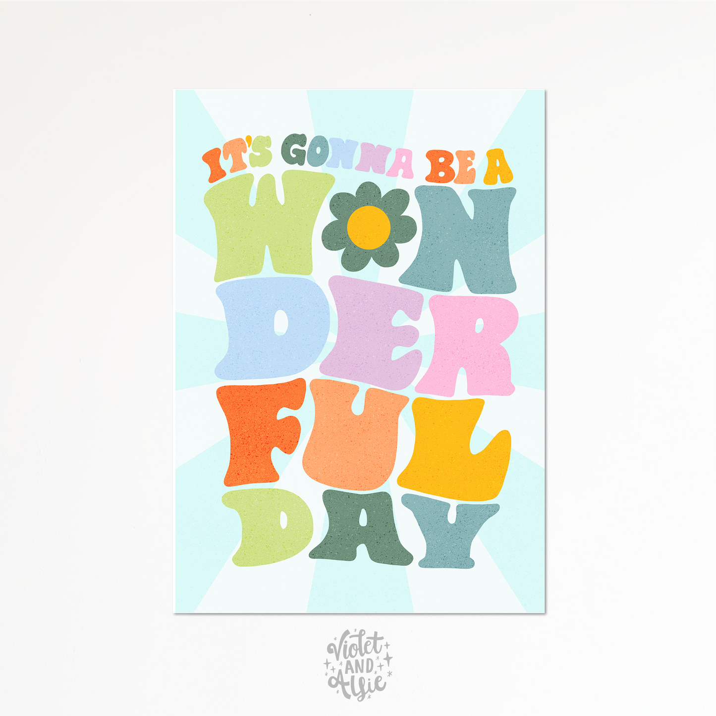 Wonderful Day Print
