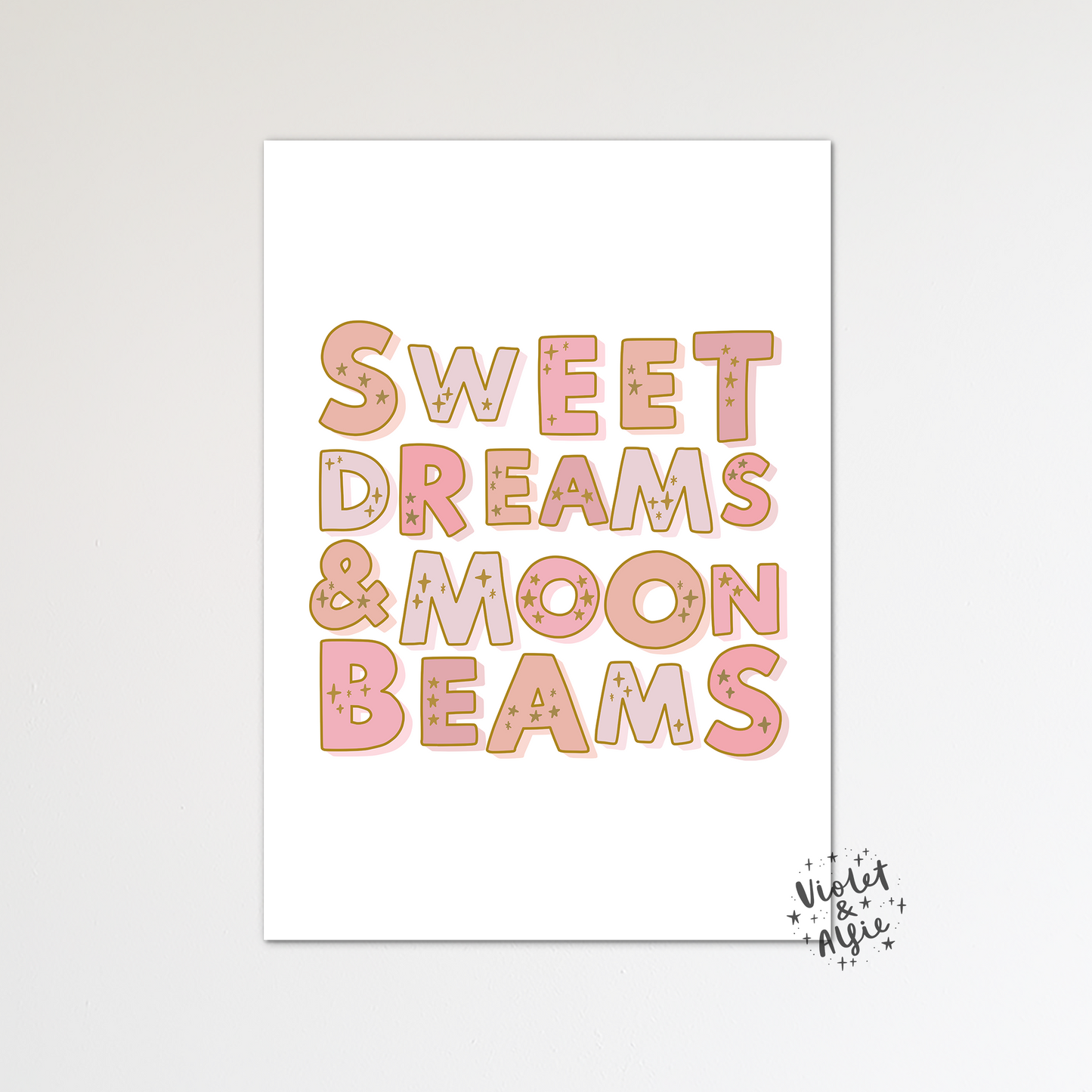 Sweet Dreams & Moonbeams Print