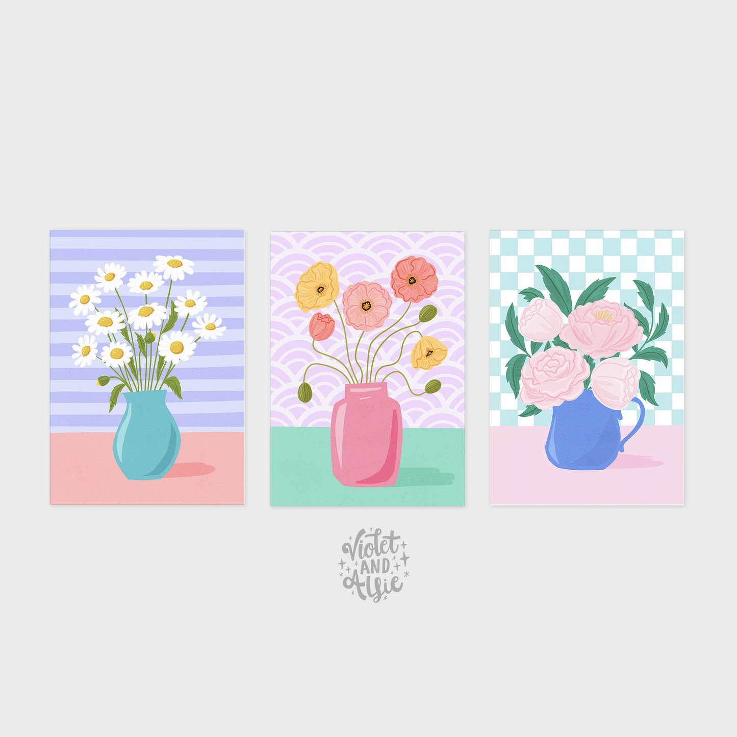 Poppies In Vase Print