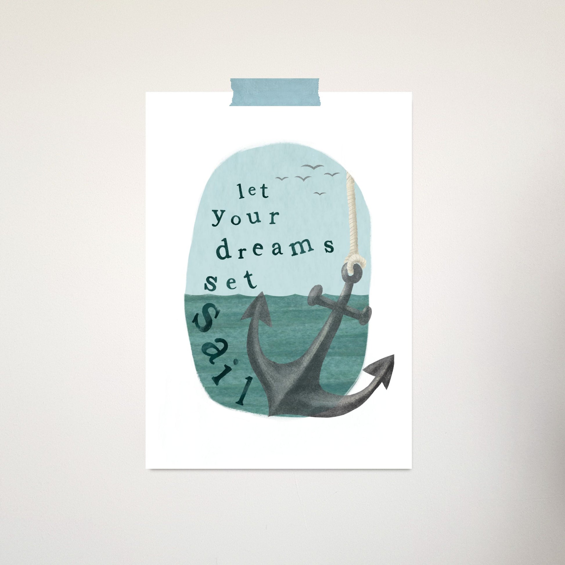 Nautical children's room prints - Violet and Alfie