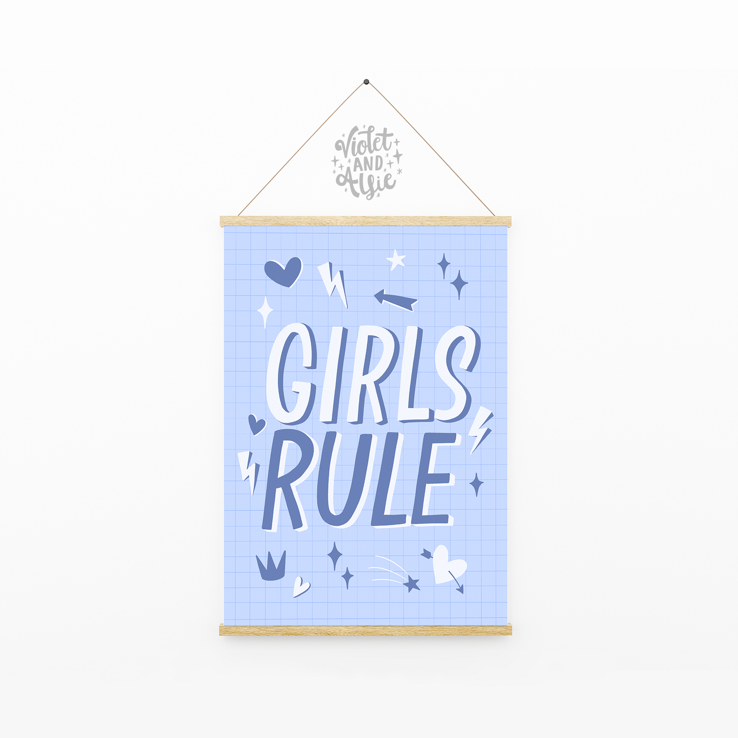 Girls Rule Print