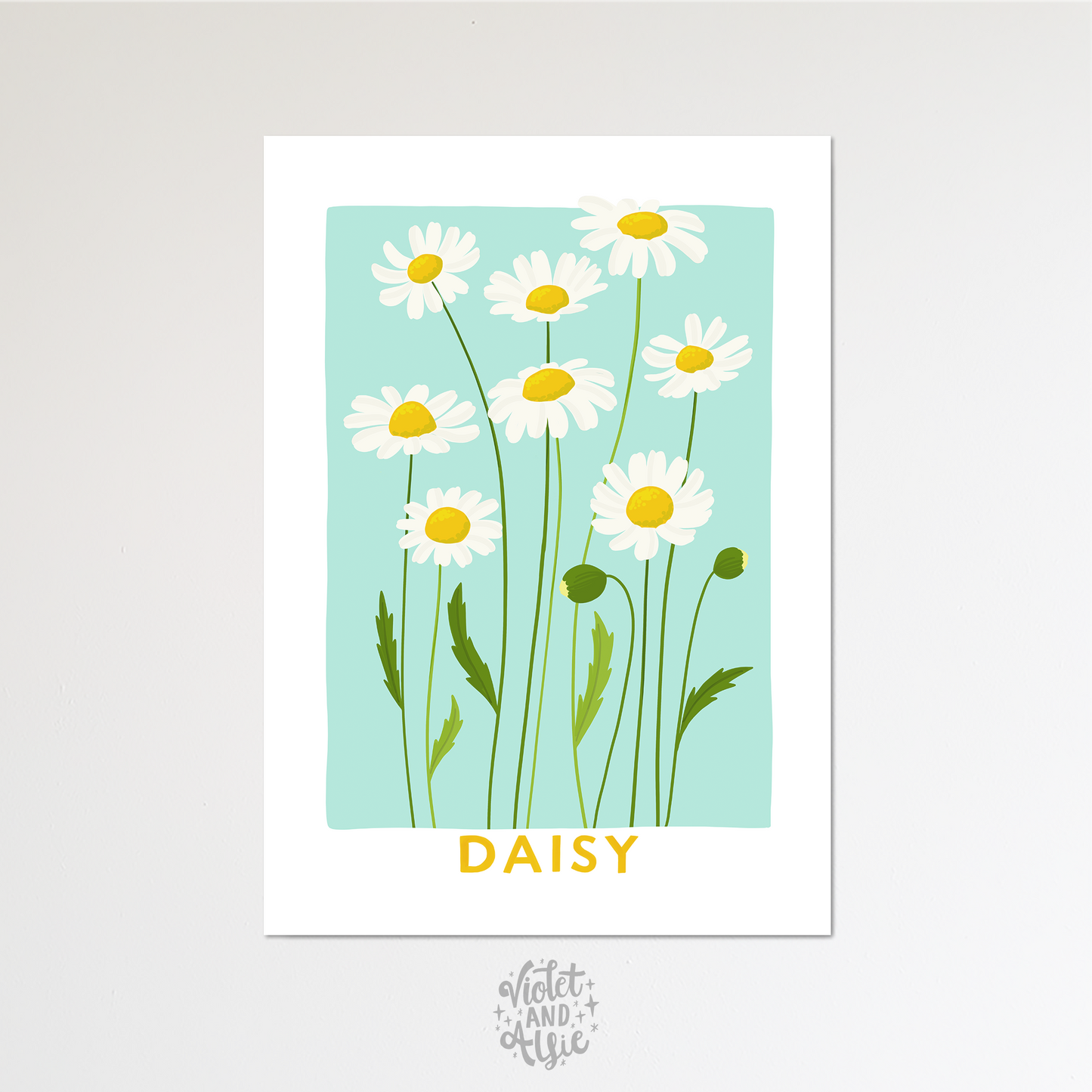 Botanical Daisy Print
