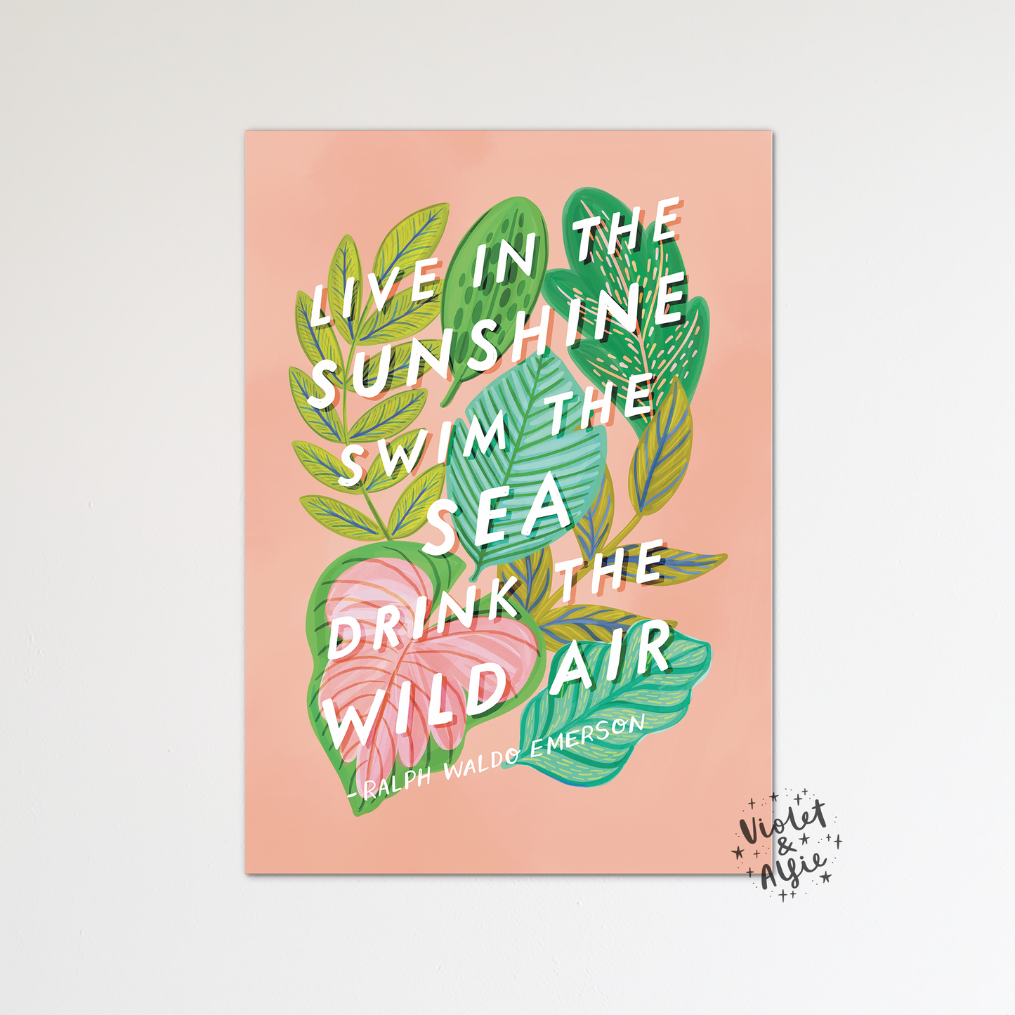Live In The Sunshine Print