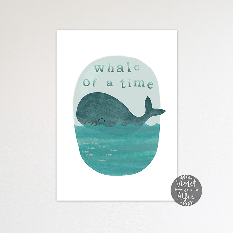 Nautical Kid's Sailboat Print - Violet and Alfie