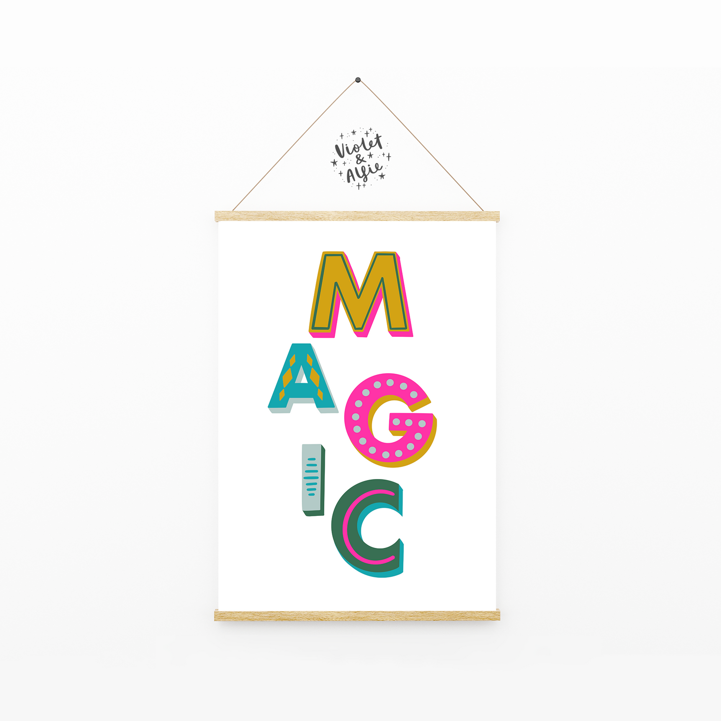 Typographic Magic Print