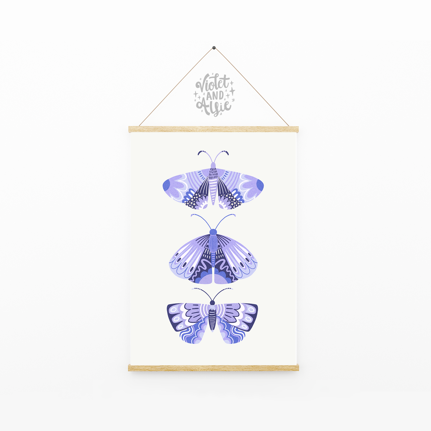 Colourful Moth Print