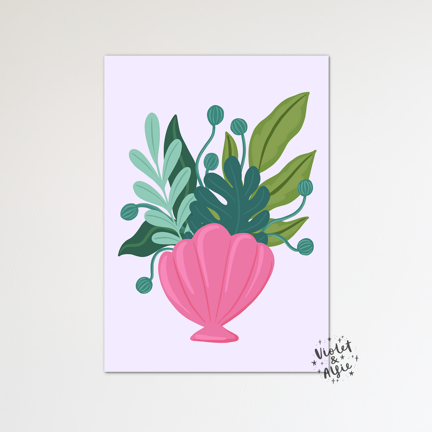 Shell Vase Print