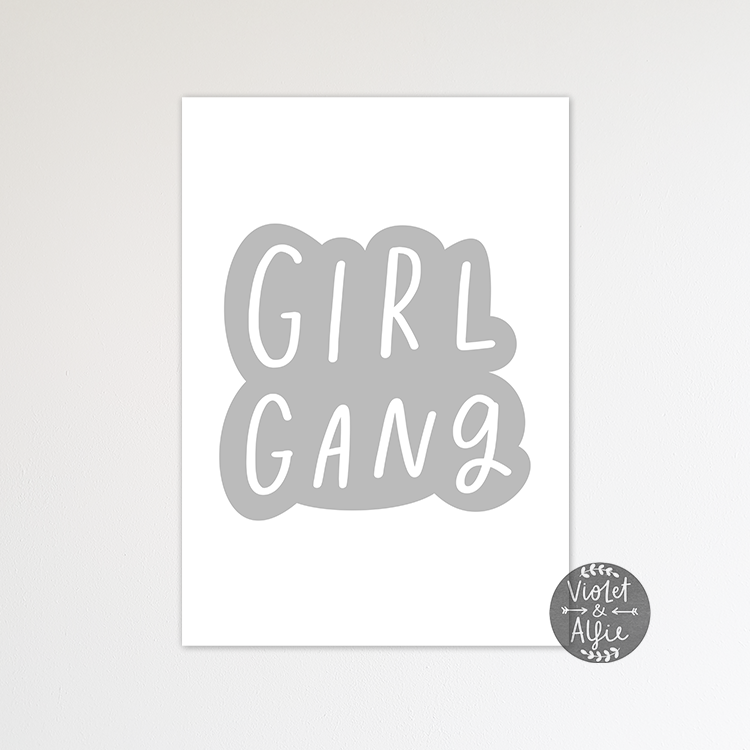 Girl Gang Print - Violet and Alfie