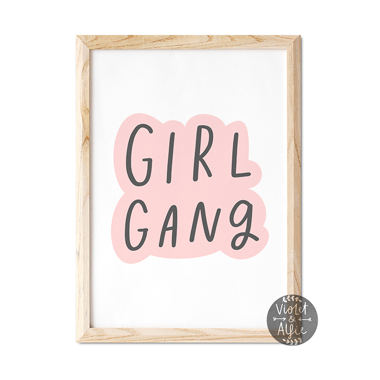 Girl Gang Print - Violet and Alfie