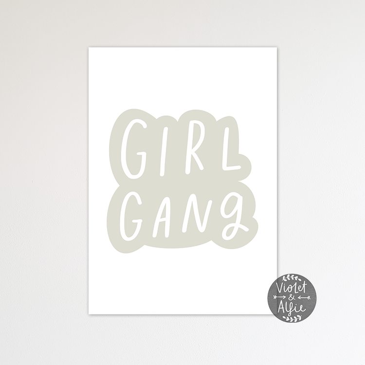 Girl Gang Print - Violet and Alfie